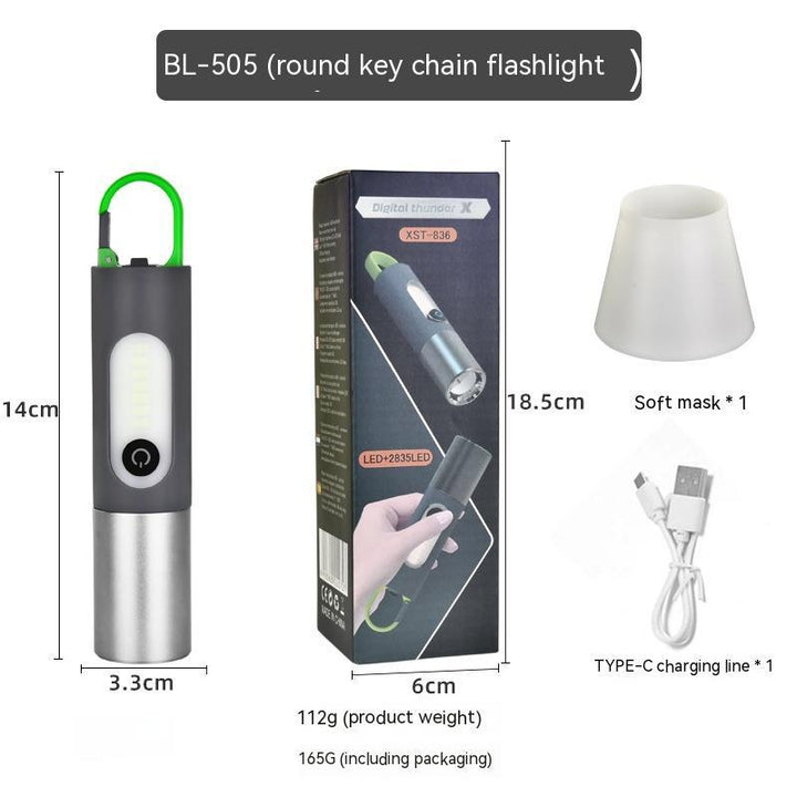 Illuminate Your Outdoor Adventures with the Outdoor Multifunctional Camping Flashlight